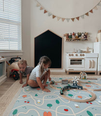 LITTLE Bot Miffy and Friends Ofie Mat reversible design provides two playful moods