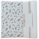 Little Bot Ofie Mat in Plants Eze design offers a soft surface for cozy baby play.