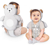 Little Family Baby Head Protector Backpack with full coverage for safe, confident baby movement.