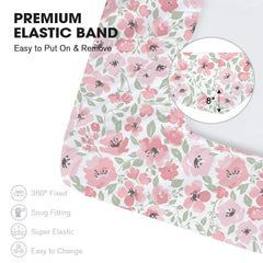 Little Grape Land four-pack crib sheets for quick outfit changes