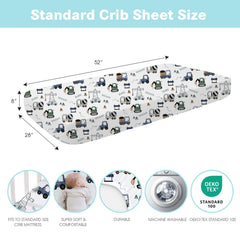 Little Grape Land little bear print sheets, cozy softness and easy care