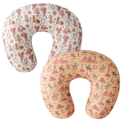 Little Jump cowboy boots pattern cover adds playful nursery style with soft comfort.