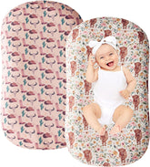 Little Jump cowgirl boots hat cover adds cozy, stylish flair to your baby lounger.