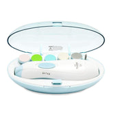 Little Martin's Drawer baby nail trimmer with light front illuminates tiny nails for safe trimming.