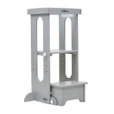 Little Partners Foldable Toddler Tower assembled, sturdy learning center for cooking