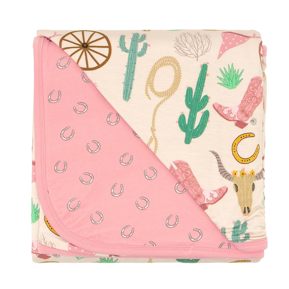 Little Sleepies Cloud Blanket in bamboo viscose offers silky softness for year-round snuggles.