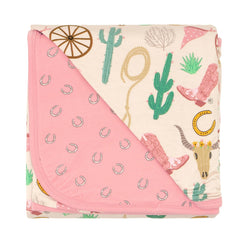 Little Sleepies Cloud Blanket in bamboo viscose offers silky softness for year-round snuggles.