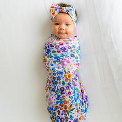 Little Sleepies newborn girl outfit in Sweet Pea for daily wear.