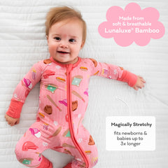 Little Sleepies fold-over foot cuffs offer versatile wear options