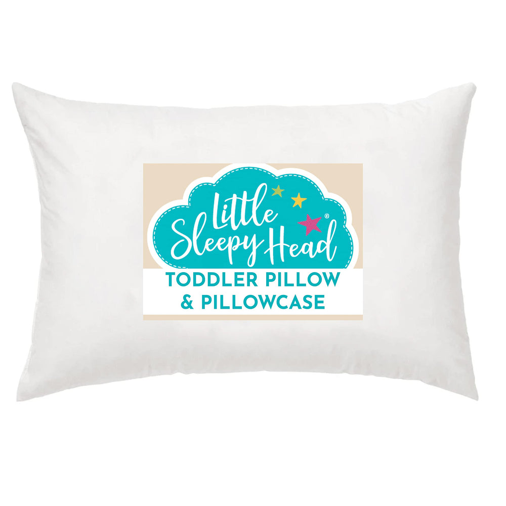 Little Sleepy Head toddler pillow 13x18 supports gentle neck alignment for kids.