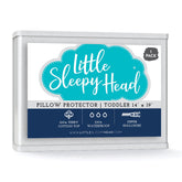 Little Sleepy Head toddler pillow protector for 13x18 with clean nap-time protection