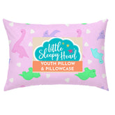 Little Sleepy Head youth pillow 16x22 for cozy, kid-friendly sleep