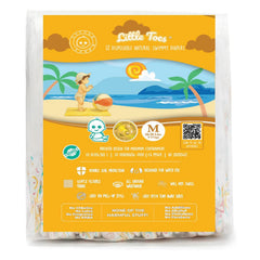 Little Toes swim diaper pack-12 offers a secure, snug fit for splash ready playtime.