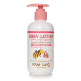 Little Twig Berry Pomegranate Baby Lotion bottle front view showing gentle formula