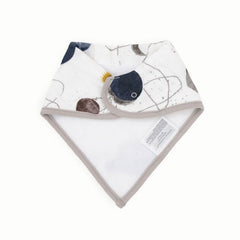 Little Unicorn Baby Bandana Bib Planetary, pack of four, versatile bibs for everyday wear.