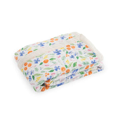 Little Unicorn four-layer muslin quilt; breathable softness for baby naps.