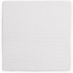 Little Unicorn muslin swaddle blanket white pack-two layout emphasizes versatile giftable pair.