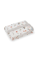 Little Unicorn quilt showing multi-layer muslin texture for softness