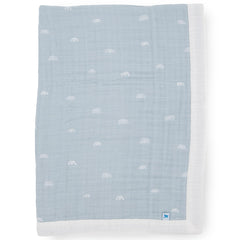 Little Unicorn newborn receiving quilt: soft muslin for gentle skin comfort.
