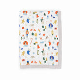 Little Unicorn newborn receiving quilt ultra soft muslin, perfect for cuddling during nap time