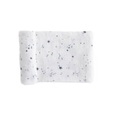 Little Unicorn Shooting Stars swaddle blanket close-up for cozy wrapping