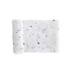Little Unicorn Shooting Stars swaddle blanket close-up for cozy wrapping