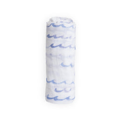 Little Unicorn soft muslin swaddle delivers gentle texture for cozy cuddles.