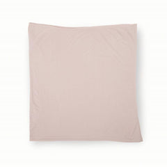 Little Unicorn viscose swaddle breathable fabric in soft blush hue for comfortable temps.