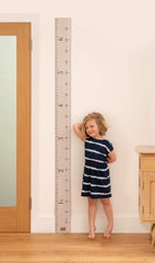 Little Wigwam Measure Me height chart with a marker for recording names and ages.
