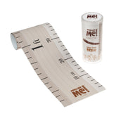 Little Wigwam Measure Me height chart rolled in its transparent tube for safekeeping.