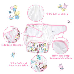 LittleForBig adjustable snap closures for a secure, customizable fit