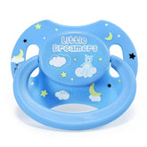 LittleForBig Bigshield Gen-II adult pacifier with Little Dreamers pattern for exclusive design.