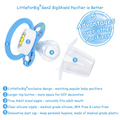LittleForBig Bigshield Gen-II decorative button focus supports DIY customization