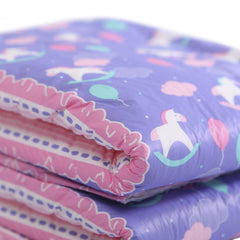 Littleforbig Printed Adult Brief Diapers back panel with durable plastic backing for leak protection