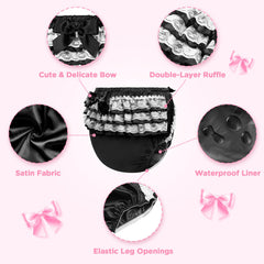 Littleforbig Diaper Cover waterproof inner layer protects clothes during day and night.
