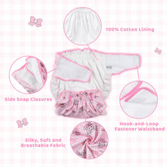 Littleforbig Silky Usagi wrap soft outside fabric for all-day comfort