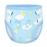 Littleforbig Soft Silky Underwear blue bear front shows playful daily wear benefits