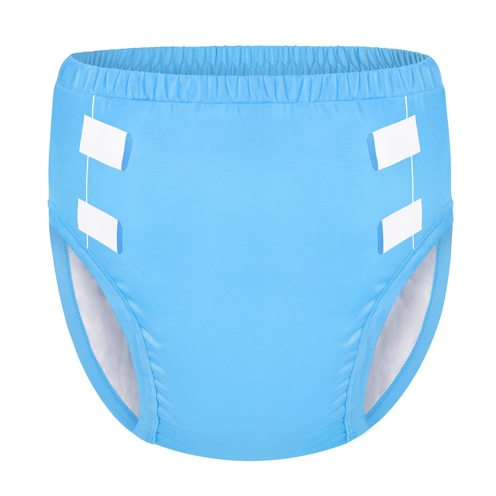 LittleForBig Soft Silky Underwear blue—discreet daily comfort with absorbent core for light leaks.