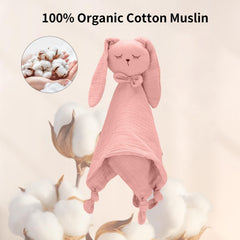Little Rawr Bunny Lovey shows soft material essential for baby comfort.