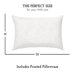 Little Sleepy Head hypoallergenic fill supports a peaceful sleep surface.