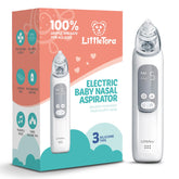 LittleTora baby nasal aspirator in compact design for gentle cleaning.