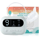 LittleTora Pro baby nasal aspirator with music and night light for calm nasal care.