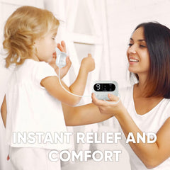 LittleTora Pro shows built-in music feature to calm toddlers during nasal care.