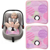 LITTOBEBE pink car seat protector 2pc set for leak-free rides