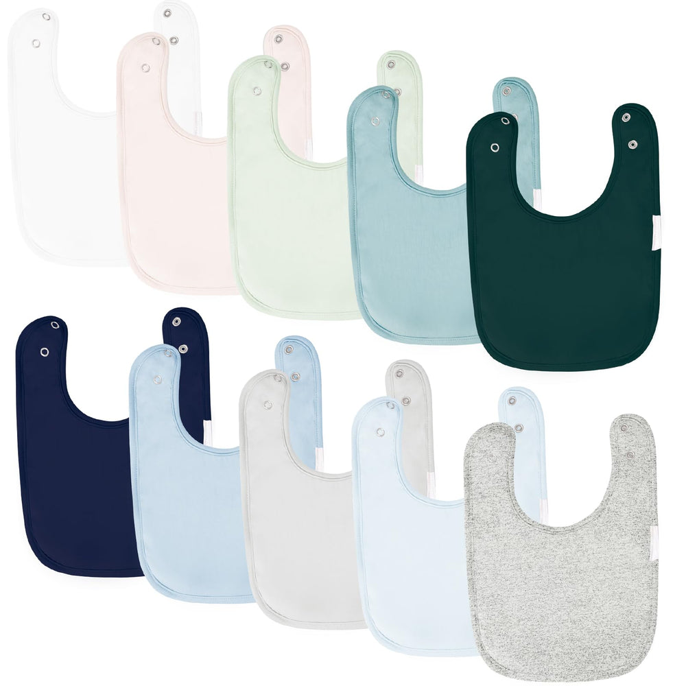 Littogoose baby bandana bibs soft fabric close-up for gentle drool absorption