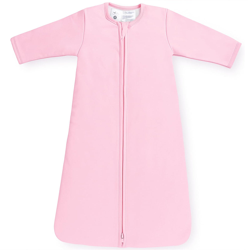 Littogoose baby sleep sack 1.0 tog with long sleeves and zipper for quick diaper changes.