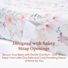 Littogoose elastic edge provides a secure, snug fit on standard changing pads.
