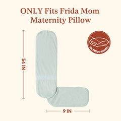 Littogoose Frida Mom pillow cover offers secure-fit for stable nightly support.