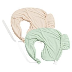 Littogoose nursing pillow cover demonstrates wrap-around fit for secure feeding.