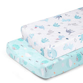 Littogoose quilted changing table cover with 32x16 fit and secure elastic edges.